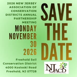 Save the Date 11/30/2026 NJACD Annual Conservation Partnership Meeting